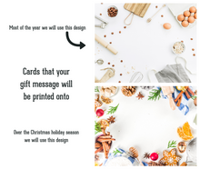 Load image into Gallery viewer, Bulk buy 16 Quantity Custom Gift Box, Wood measuring cups, Measuring spoons, Towel