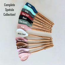 Load image into Gallery viewer, Regular size spatula engraved with custom text/logo
